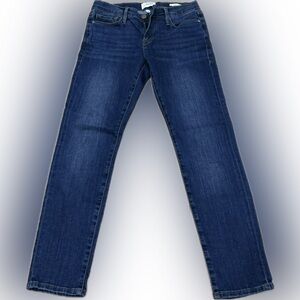 FRAME Le Garçon Dublin Straight Leg Jeans Size 26 Dark Wash